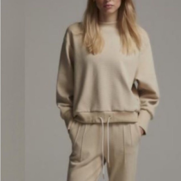 VARLEY Edith Ribbed Pique Sweater - Picture 3 of 13